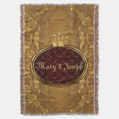 Antiek / Retro /  design + uw ideeën Deken (Voorkant Verticaal)