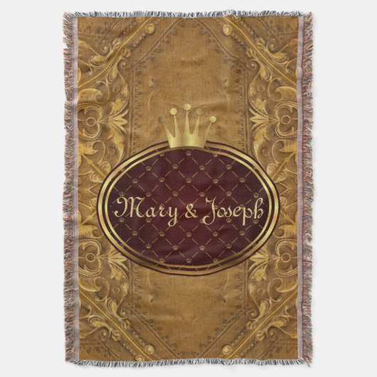 Antiek / Retro /  design + uw ideeën Deken (Voorkant Verticaal)