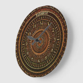 Antiek Retro Steampunk Rusty Art Deco Clock Grote Klok (Hoek)