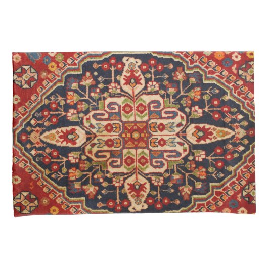 Antiek Rode Perzische Kilim Rug Kussensloop (Voorkant-Rechts)