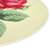 Antiek rode roze snijvlak snijplank (Hoek)