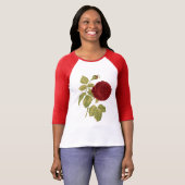 Antiek rode roze t-shirt (Voorkant volledig)