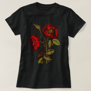 Antiek rode roze t-shirt