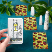 Antiek rode rozen tarot Kaarten dek (Insitu)