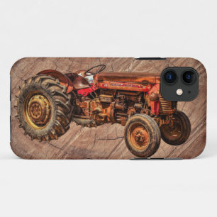 Antiek rode trekker iPhone 11 hoesje