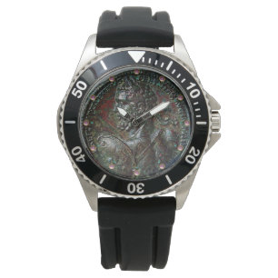 ANTIEK ROMAN BRONZE MEDALLION SEPTIMUS SEVERUS HORLOGE