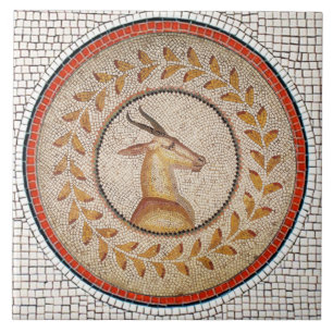 ANTIEK ROMAN MOSAICS / GAZZELLE TEGELTJE