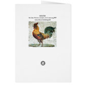 ANTIEK ROMAN MOSAICS / ROOSTER (Achterkant)