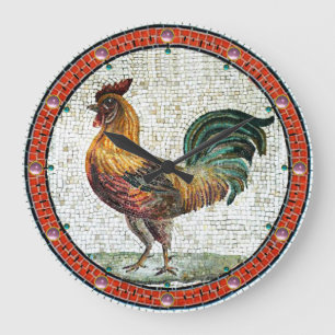 ANTIEK ROMAN MOSAICS / ROOSTER GROTE KLOK