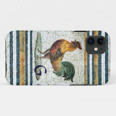 ANTIEK ROMAN MOSAICS/ROOSTER MONOGRAM Case-Mate iPhone CASE (Achterkant (horizontaal))