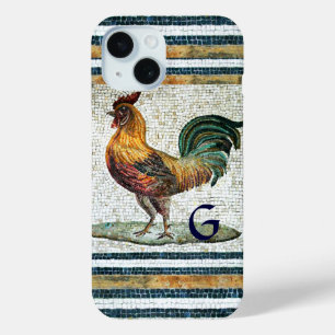 ANTIEK ROMAN MOSAICS/ROOSTER MONOGRAM
