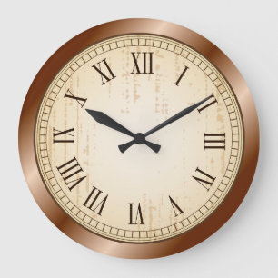 Antiek Roman Numerieke Klok van de Muur