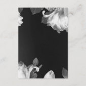 Antiek  Romantische BW-bruiloft RSVP Kaartje (Achterkant)