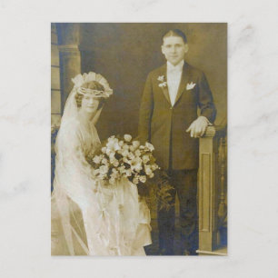  Antiek Romantische foto's en groomfoto's Briefkaart