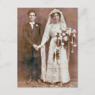  Antiek Romantische foto's en groomfoto's Briefkaart