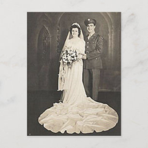  Antiek Romantische foto's en groomfoto's Briefkaart