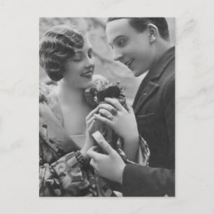  Antiek Romantische paren Kaarten