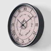Antiek Romein Numeriek Licht Roze Marmer Effect (Hoek)