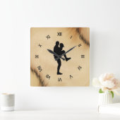 Antiek Romeinse getallen van de Pitcher van de Bas Vierkante Klok (Huis)