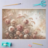 Antiek Roos 18 lb decoupage tissue papier (Craft)