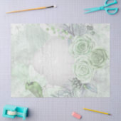  Antiek Roos Bird Decoupage Tissuepapier (Craft)