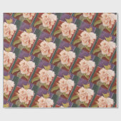 Antiek Roos Cadeaupapier (Vlak)