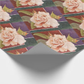 Antiek Roos Cadeaupapier (Hoek)