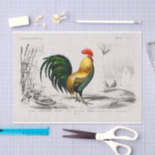  Antiek Rooster Bird Decoupage Tissuepapier (Craft)