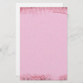 Antiek Roze Briefpapier (Voorkant / Achterkant)