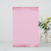 Antiek Roze Briefpapier (Staand voorkant)