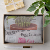 Antiek roze tulpen Papier voor Catalogus van tuinh (Geschenk)