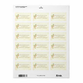 Antiek Rozen Adresetiketten 2.375 x 1.25 Etiket (Full Sheet)