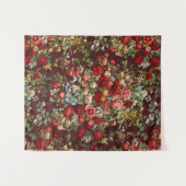 Antiek Rozen Bloem Tuin Classic Design Wandkleed (Voorkant (horizontaal))