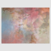 Antiek Rozen vlinder Ephemeral découpage Tissuepapier (Voorkant)