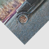  Antiek Rustige zwarte oude kooi Tissuepapier (Detail)