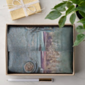  Antiek Rustige zwarte oude kooi Tissuepapier (Geschenk)