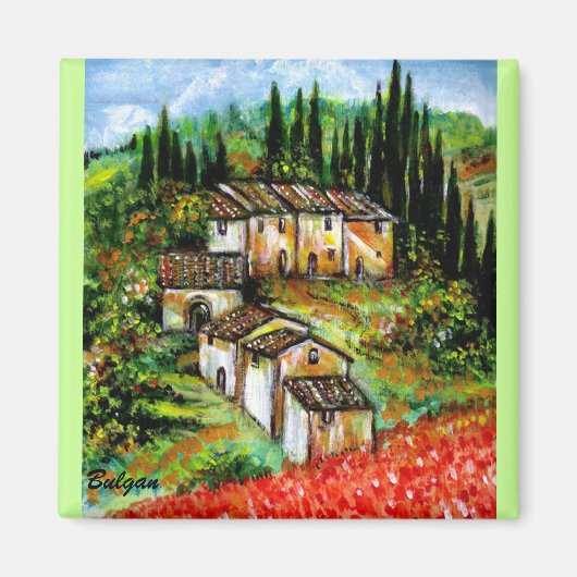 ANTIEK RUSTISCHE VILLAGE IN TUSCANY MAGNEET (Voorkant)