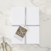 Antiek S-monogram Cadeaulabel (Met Touw)