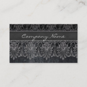 Antiek Salon Spa Lace Visitekaartje Black Grey