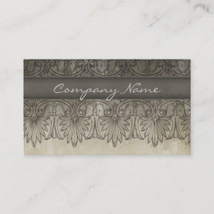 Antiek Salon Spa Lace Visitekaartje Gray crème