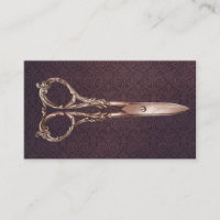 Antiek schaar Hair Stylist  Paars Damask