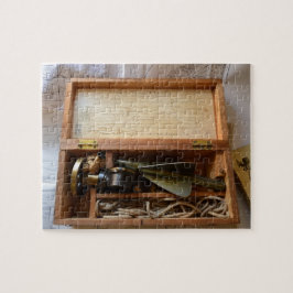Antiek scheepslog legpuzzel