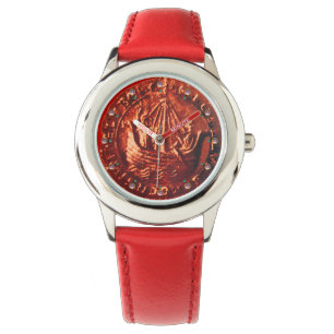ANTIEK SCHIP, GALLEON Red Wax Seal Horloge