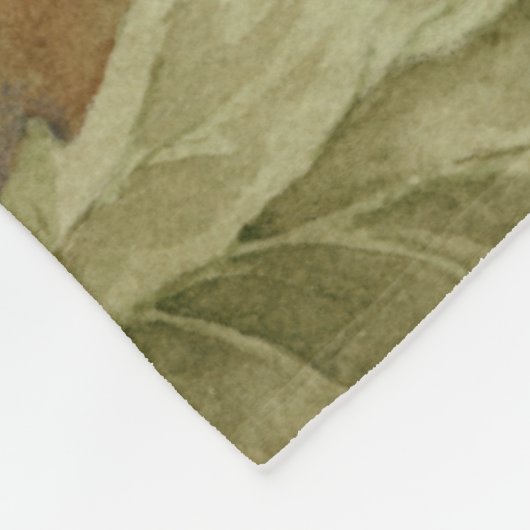 Antiek schoonheid II Fleece Deken (Hoek)