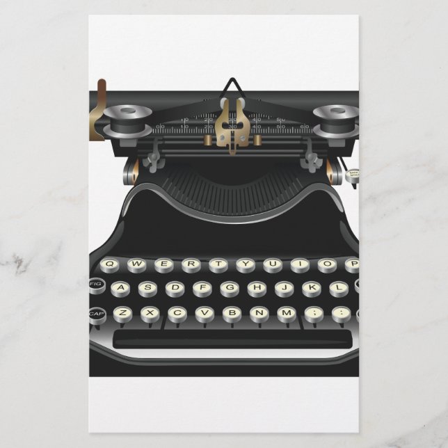 Antiek schrijfmachine (Voorkant)