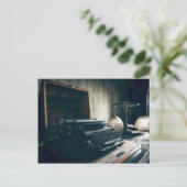 Antiek schrijfmachine Briefkaart (Staand voorkant)