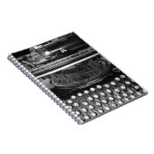 Antiek schrijfmachine notitieboek (Rechterzijde)