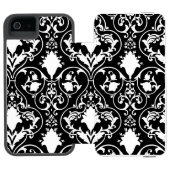 Antiek schuifbalpapier incipio iPhone portemonnee hoesje (Agenda Open)