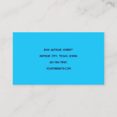 Antiek Shop Blue Art Rustieke Jugs Visitekaartje (Achterkant)