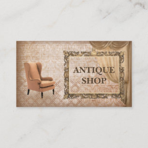 Antiek Shop Classic Lijst Visitekaartje